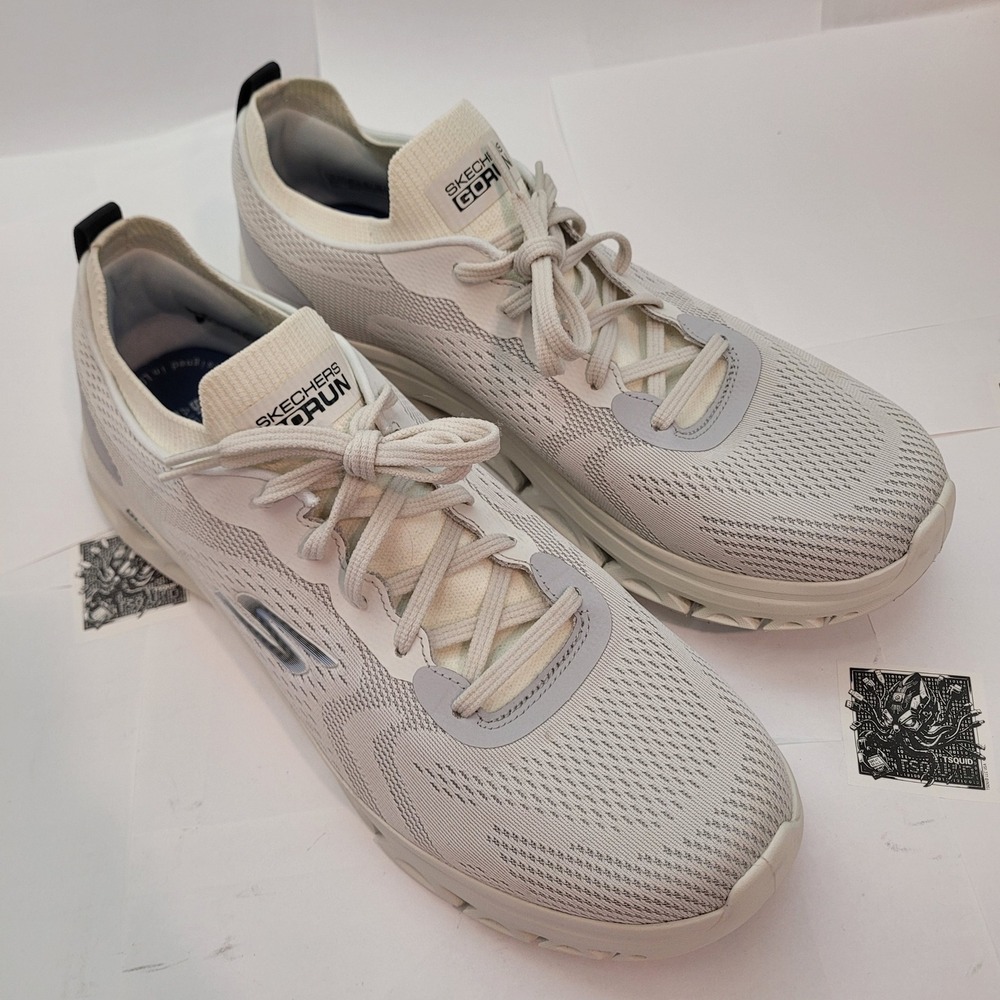 Skechers GOrun Glide-Step Flex Mens Running Shoes White 220502‎ Size 12